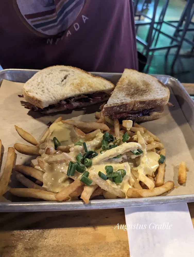 blt with Beer Cheese Fries